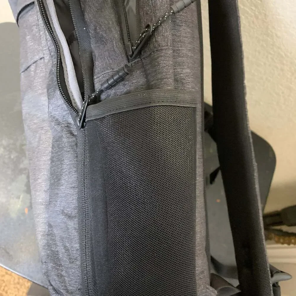 Timbuk2 Authority Laptop Backpack Gray Static with Whitepages PRO Logo